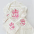 Personalised Baby Bathrobe Set