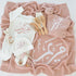 Personalised Baby Blanket Gift Set - Blush