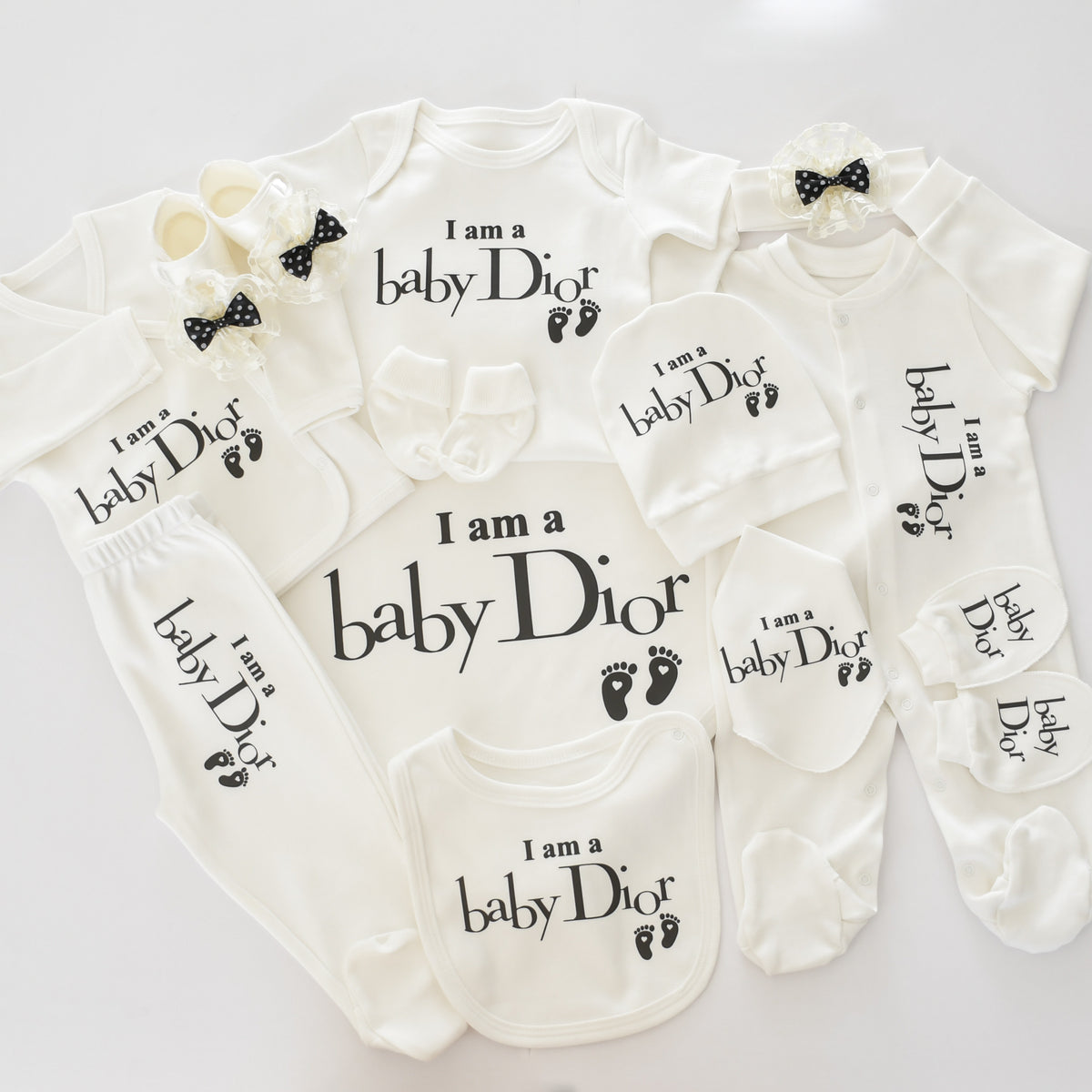 Baby Dior Inspired Newborn Baby Set – Tianoor