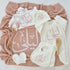 Personalised Baby Blanket Gift Set - Blush