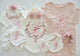 Mummy & Me Floral Frame Personalised Baby Girl Set
