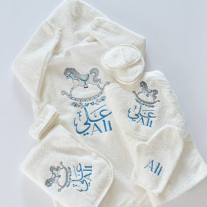 Baby Bathrobe Set 
‎هدايا مواليد بالاسم قطر 
‎تجهيزات استقبال مواليد في قطر
‎تجهيزات مواليد بالاسم في قطر
‎مطرزات اطقم مواليد في قطر
Personalized baby gifts in Qatar 
Baby gifts with baby name in Qatar 
Cute baby gifts in Qatar 
Best seller baby gifts in Qatar 
Makeup bags Qatar 
Tote bags Qatar