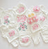 Roses Embroidery Baby Girl Set