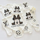 Louis Vuitton Mickey and Minnie Newborn - Tianoor  Baby Set