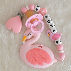 Personalised Silicone Pacifier Clip