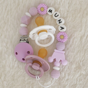 Personalised Baby Pacifier Clip