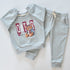Kids Teddy Love Qatar Tracksuit - Light Grey
