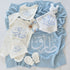 Personalised Baby Blanket Gift Set - Baby Blue