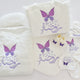 Butterfly Baby Personalised Girl Set . أطقم مواليد تطريز بالاسم في قطر