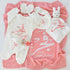 Personalised Baby Blanket Gift Set - Coral