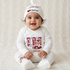 Qatari Teddy Baby Outfit & Hat - Baby Girl
