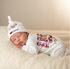 Qatari Teddy Baby Romper & Hat - Baby Girl