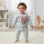 Kids Teddy Love Qatar Tracksuit - Light Grey