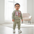 Kids Teddy Love Qatar Tracksuit - Sage Green