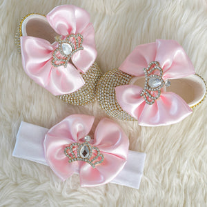 Swarovski Crystal Baby Shoes Gift Set - Tianoor