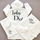 Baby Dior Hooded Bathrobe Set