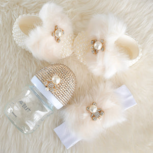 Swarovski Bear Baby Shoes Gift Set - Tianoor
