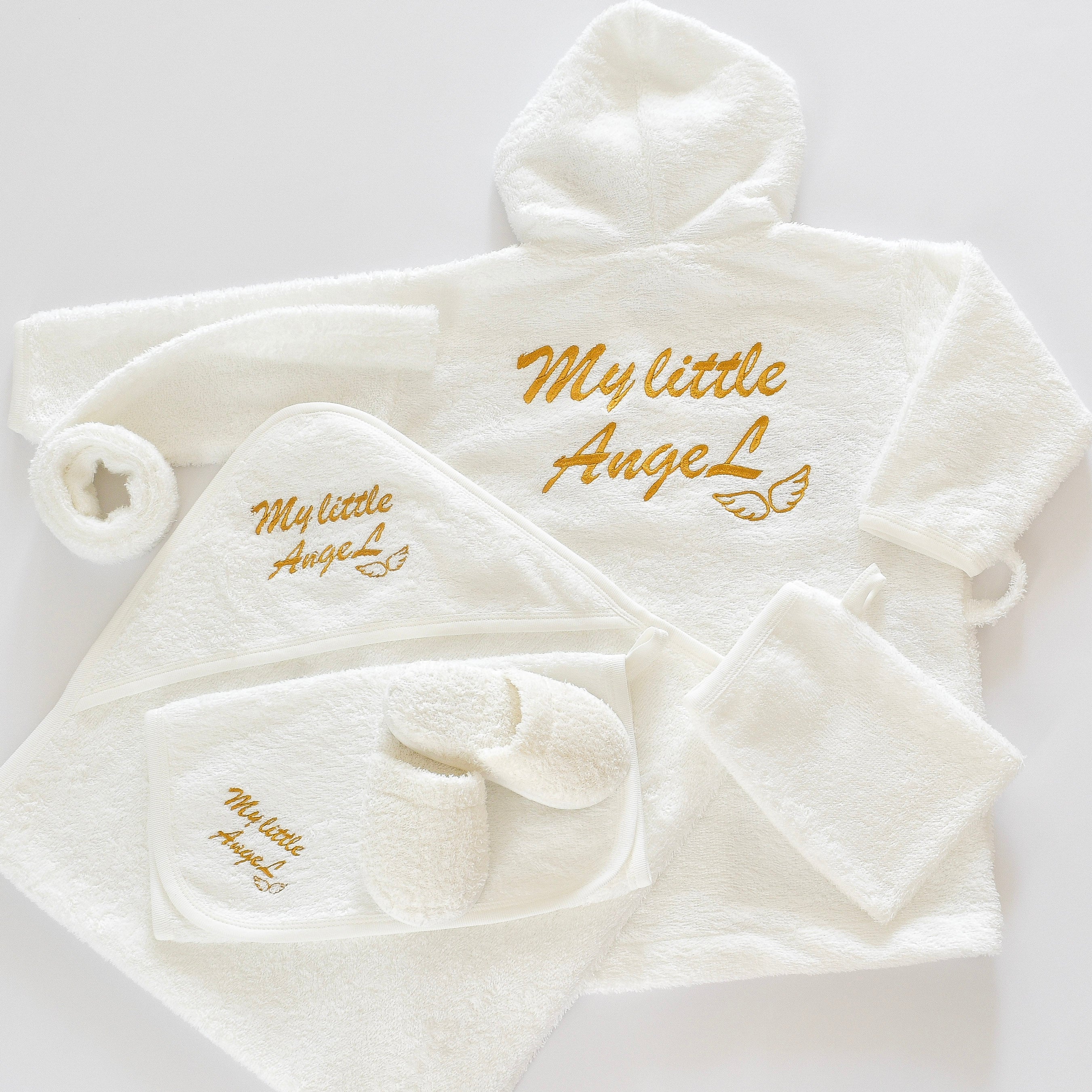 My little Angel Baby Bathrobe Set – Tianoor