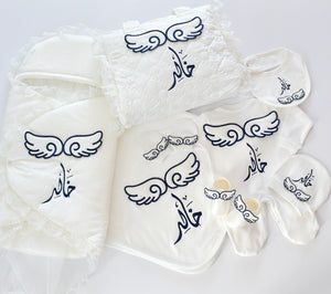 Baby Angel Personalised Embroidered Set - Tianoor