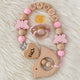 Love Bird Personalised Pacifier Clip