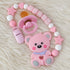 Cute Baby Bear Personalised Pacifier Clip