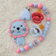 Cute Lion Personalised Pacifier Clip and Pacifiers - Tianoor