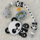 Baby Panda Personalised Pacifier Clip