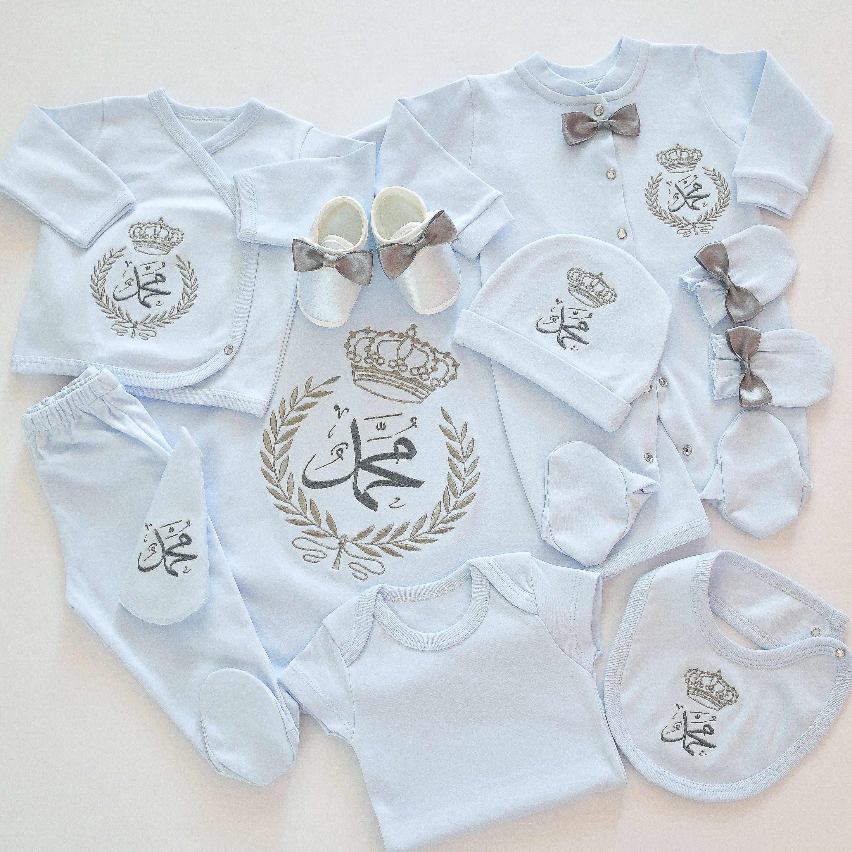 Personalized Baby Boy Gown Baby Gowns With Names Customized Infant