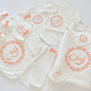 Personalised Princess Baby Coming Home Embroidered Set - Tianoor